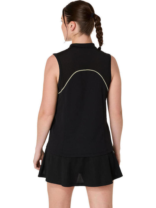 ASICS 2042A383-001 Women's Black Tennis Top