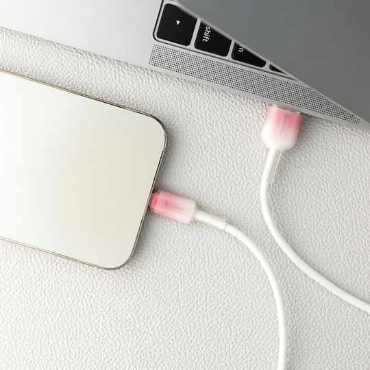 Forcell USB-A to Lightning Cable 12W Λευκό 1m