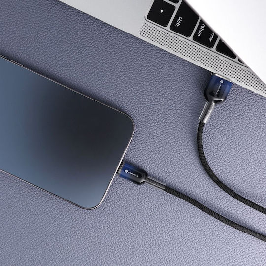 Forcell USB-A to Lightning Cable 12W Black 1m