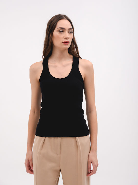 Women's Blouse Sleeveless Gray