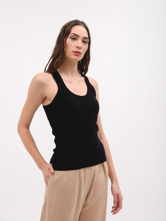 Women's Blouse Sleeveless Gray