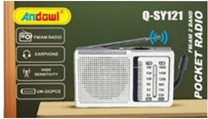 Andowl Q-SY121 Cu baterie Negru