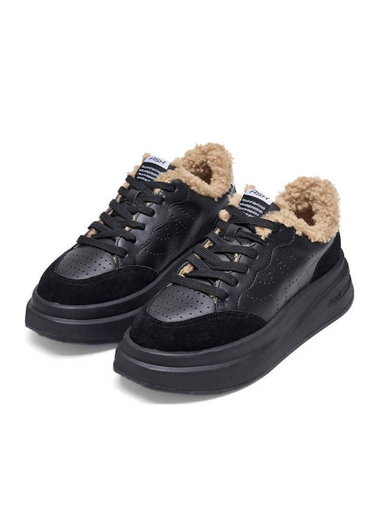 Ash Combo C Sneakers Μαύρο Δέρμα