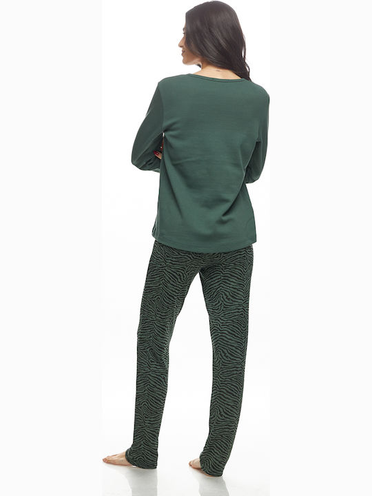 Galaxy Summer Women's Pyjama Set Green