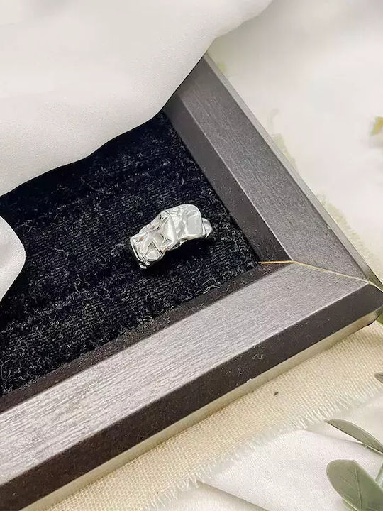 Δαχτυλίδι Ανοιχτό Ανοξείδωτο Ατσάλι Awear Sage Silver