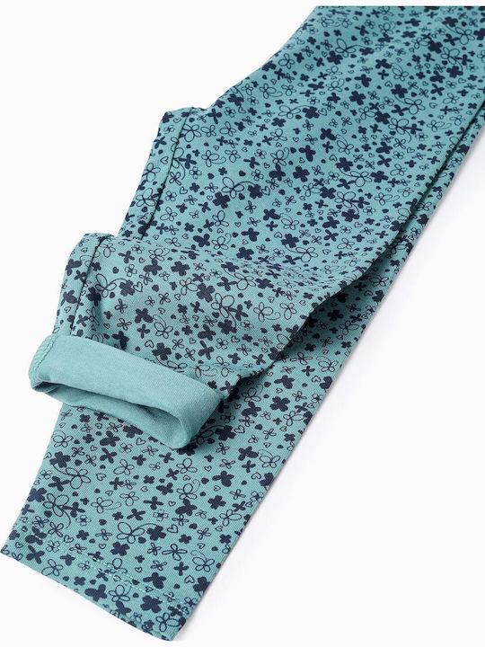 Set Kinder Leggings Lang Blue