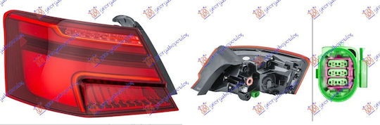 Hella Αριστερό Πίσω Φανάρι Led για Audi A3 16-20