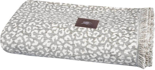 Das Home 3980 Cuvertură Pentru Canapea 2 Locuri Șenilă 180x250cm Gri