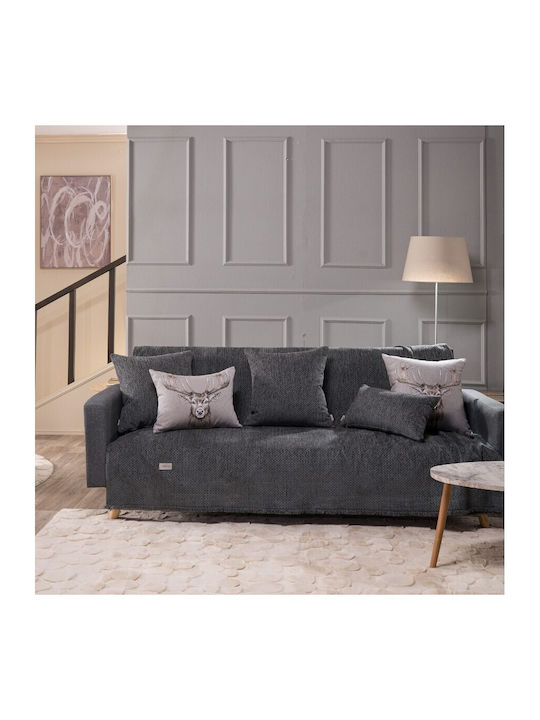 Teoran Richmond Ριχτάρι Τετραθέσιου Καναπέ Chenille 180x350εκ. 11 52017407
