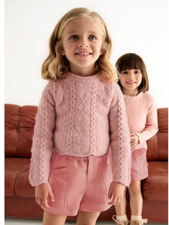 Kinder-Shorts/Bermudas Stoff Rosa