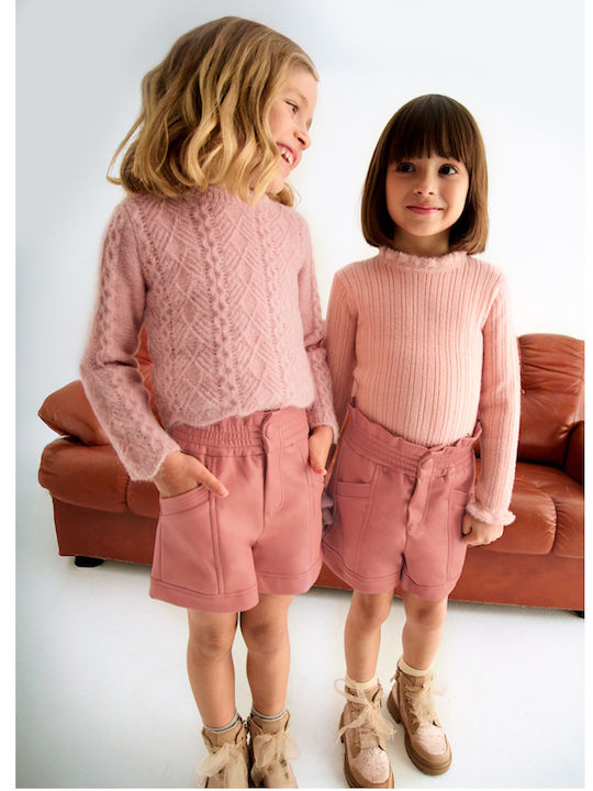 Kinder-Shorts/Bermudas Stoff Rosa