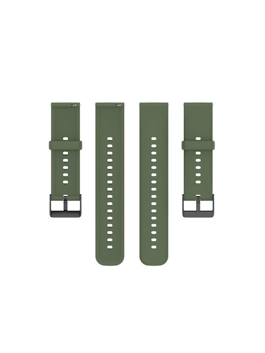 Solid Color Λουράκι Σιλικόνης Μαύρο (Huawei Watch 4)