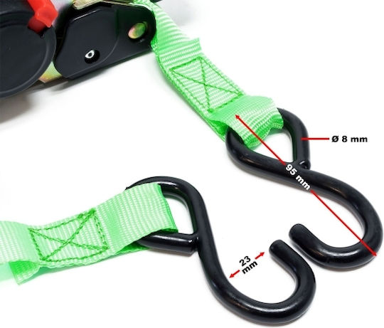 Wiltoc Car Luggage Strap Green 300x300cm