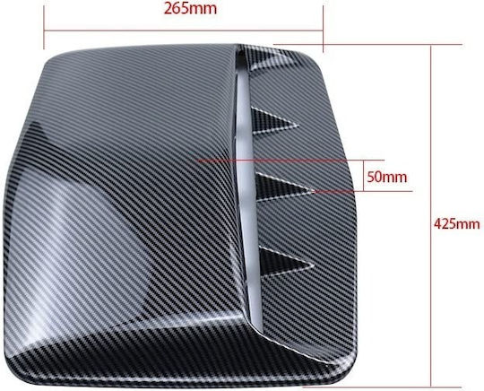 Carbon Car Hood Vent