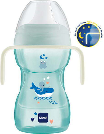 Mam Educational Sippy Cup Plastic with Handles Purple for 8m+m+ 270ml