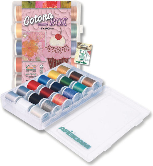 Smartbox 18 Conuri De Fire De Broderie Bumbac Nr.50 Madeira 8036