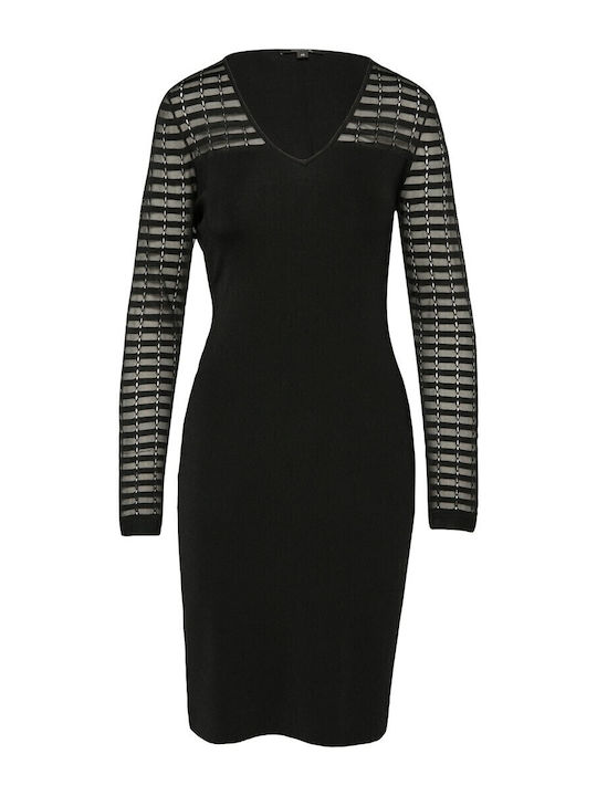 Midi Abendkleid Schwarz