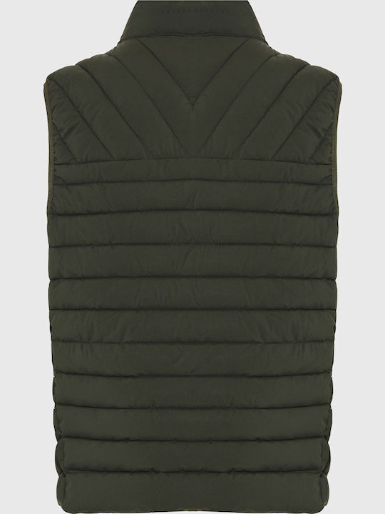 Geacă fără mâneci Puffer Kaki