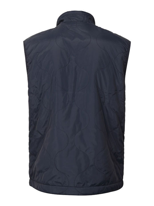 Sleeveless Jacket Dark Blue
