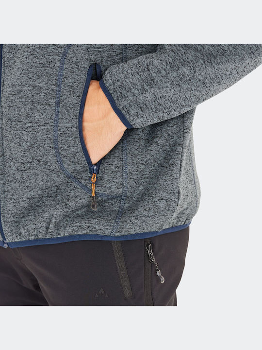 Herren-Fleecejacke Grau