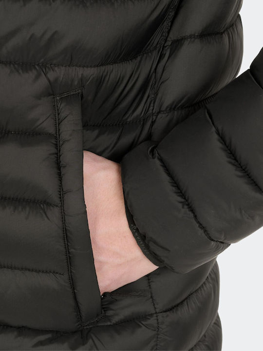 Geci Puffer Negru