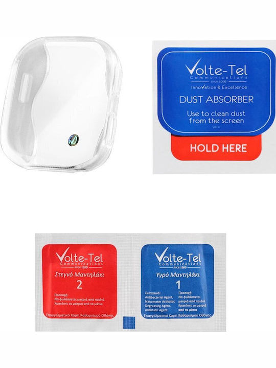 Volte-Tel Edge Cover With Key Tempered Glass for the Amazfit Bip 6 1pcs