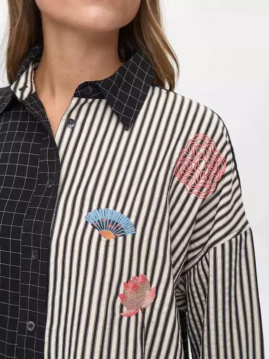 Women's Long Sleeve Shirt Caviar