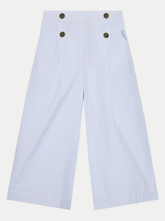 Kids' Denim Palazzo Pants Blue Ollie