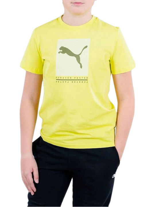Παιδικό T-shirt Κίτρινο Active Sports Graphic