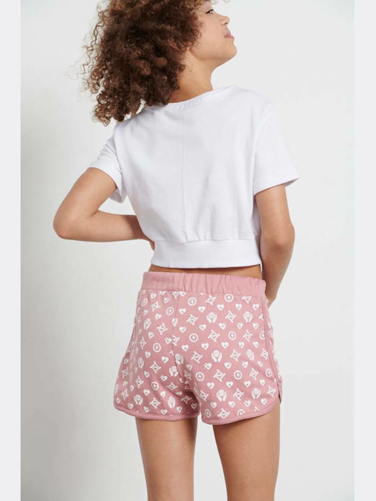 Kids' Crop Top Short Sleeve White One World