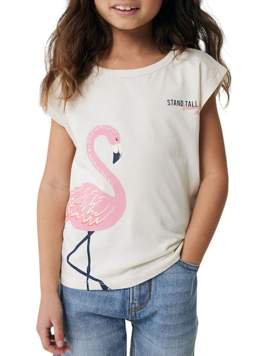 Kinderhemd Ärmellos Off White