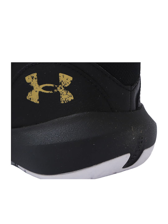Lockdown 6 Kids Sports Shoes Basketball with Laces Black