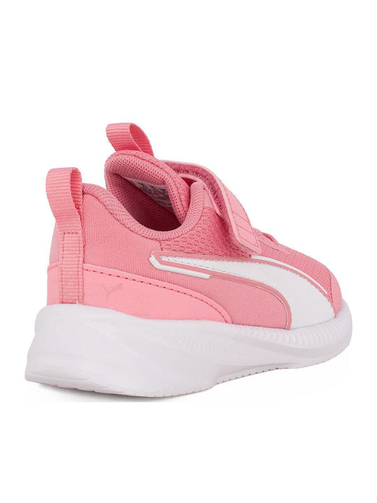 Flyer Kids Sports Shoes Running with Hoop & Loop Closure Pink