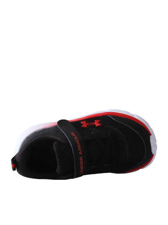 Assert 10 Kids Sports Shoes Running with Hoop & Loop Closure Black
