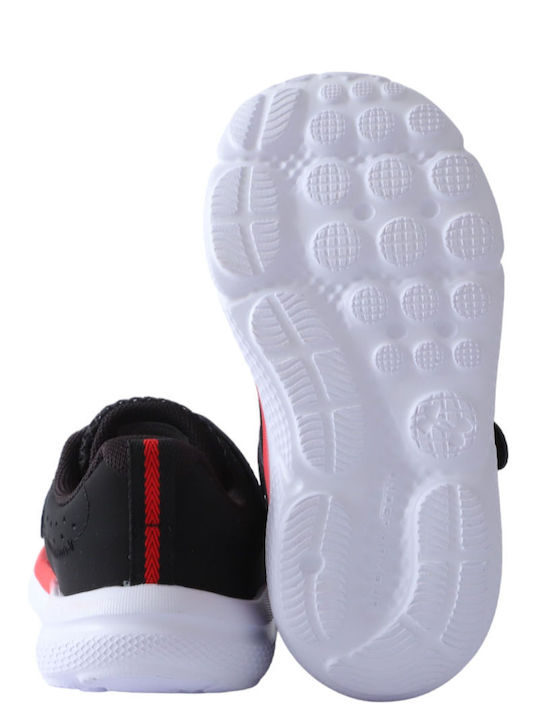 Assert 10 Kids Sports Shoes Running with Hoop & Loop Closure Black