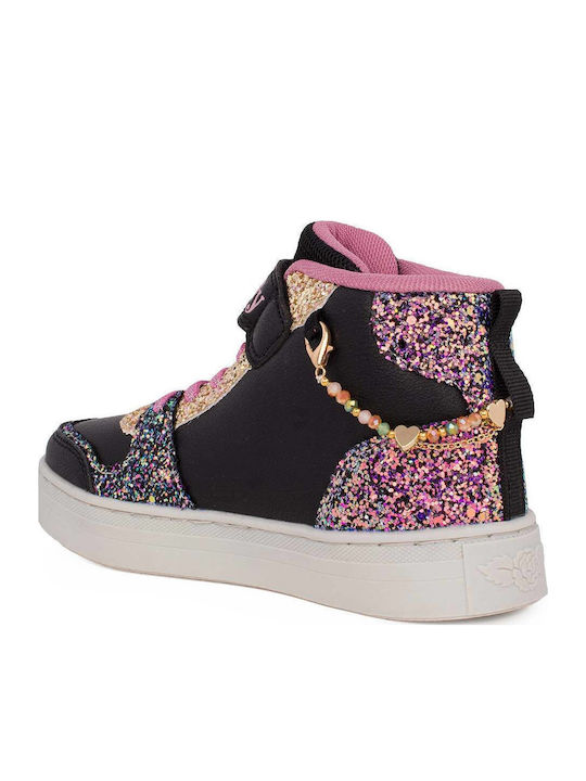 Gioiello Παιδικά Sneakers High με Σκρατς Μαύρα