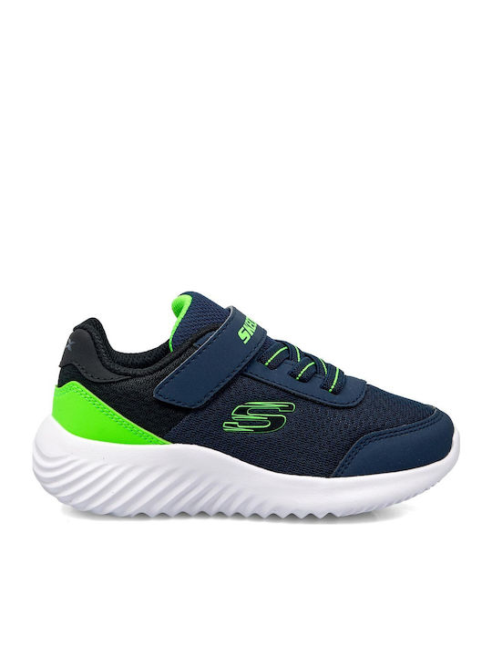 Bounder Kids Sneakers with Scratch Navy Blue