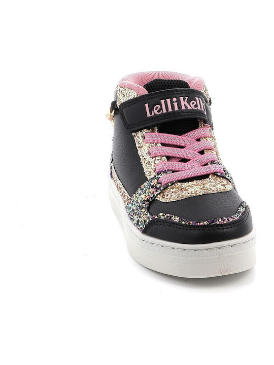 Gioiello Παιδικά Sneakers High με Σκρατς Μαύρα