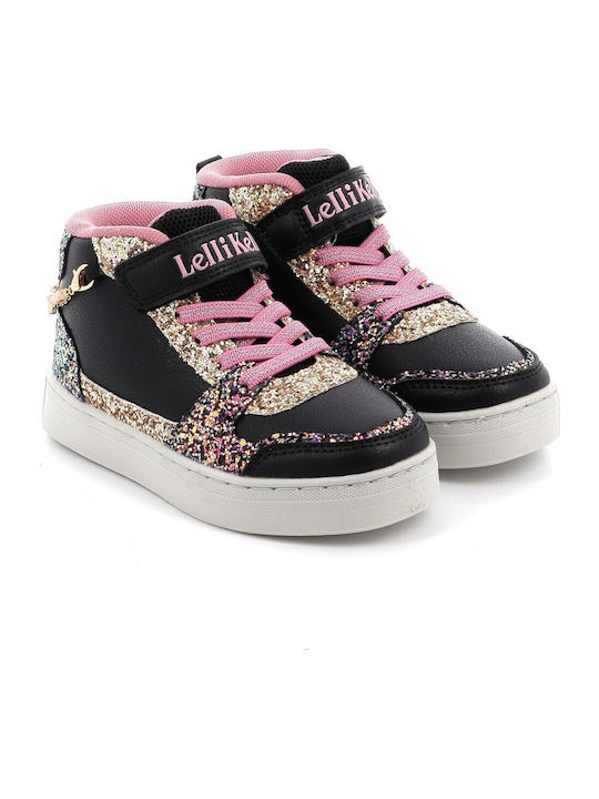 Gioiello Παιδικά Sneakers High με Σκρατς Μαύρα