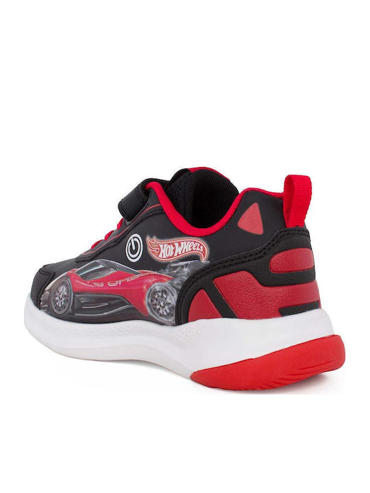 Kids Sneakers with Scratch & Lights Red