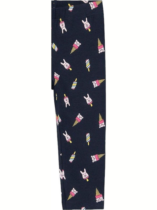 Kinder Leggings Lang Blue