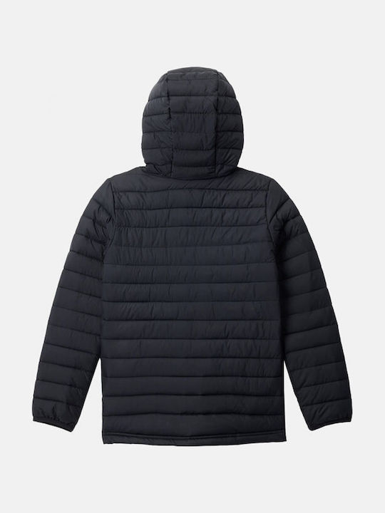 Kinder Freizeitjacke Lang mit Futter & Kapuze Black Lite Ii