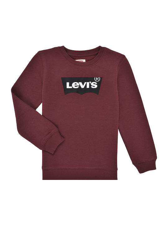 Παιδικό Φούτερ Μπορντό Batwing Crewneck