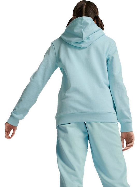 Kids Sweatshirt with Hood and Pockets Turquoise
