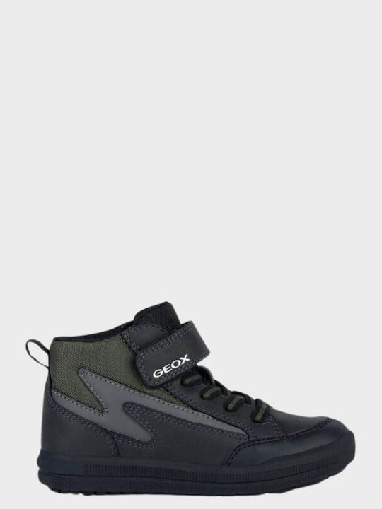 J Arzach Boy Kids Boots with Velcro Black