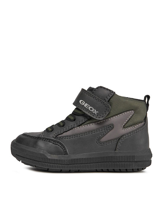 J Arzach Boy Kids Boots with Velcro Black
