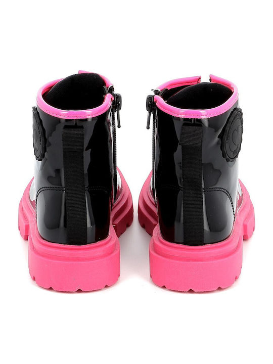 Kinderstiefel mit Reißverschluss Schwarz
