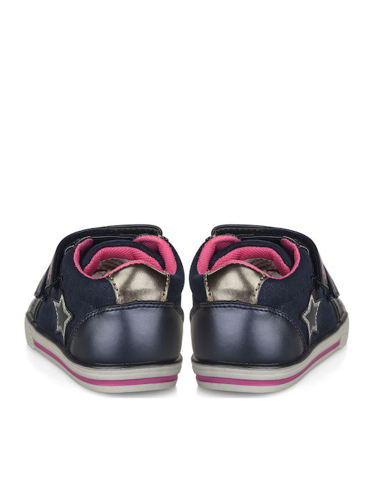 Kids Boots with Velcro Navy Blue