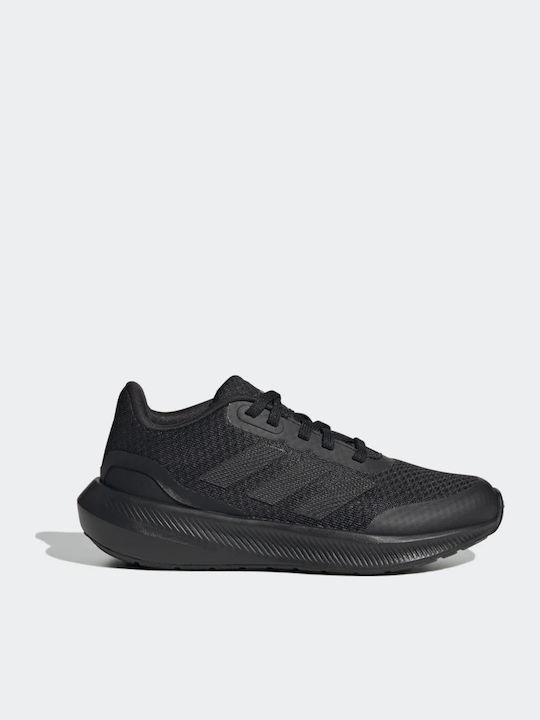 Runfalcon 3.0 K Αθλητικά Παιδικά Παπούτσια Running με Κορδόνια Μαύρα