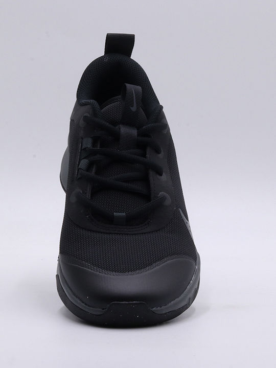 Omni Multi-Court Kids Sports Shoes Running with Laces Black